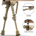 Metal Yaylı Bipod Teleskopik Hareketli Harris ÇatalAyak Çöl Renk