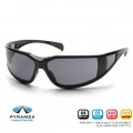 PYRAMEX EXETER Gri Buğu Yapmayan Lensli Koruyucu Gözlük ESB5120DT - Siyah Çerçeve