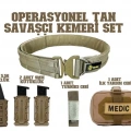Savaşçı Kemeri Set TAN Borataktik