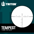 Triton Tempest 4-16x50 FFP Tüfek Dürbünü Orjinal Long-Range Precision Rifle Scope with SecureLock Locking Turrets | MOA or MIL Reticle (FFP) Tüfek Dürbünü First Focal Plane Low Power Variable Professional Optic Orjinal