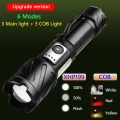 UZUN Menzil Tüfek Feneri LEd Zoomlu Şarjlı Büyük BOY 1500 METRE,Süper XHP199 En Güçlü LED El Feneri XHP90 Yüksek Güç Torch Işığı Şarj Edilebilir Taktik El Feneri 18650 USB Kamp