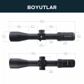 Victoptics S4 4-16X44 FFP PARALAKS TEKERLİ TÜFEK DÜRBÜNÜ OPFF-01