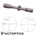 Victoptics S4 6-24X50 SFP COYOTE FDE PARALAKS TEKERLI Tüfek Dürbünü