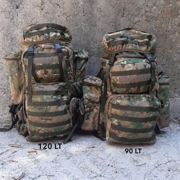 120LT Multicam Kamuflaj Operasyon Çantası Dağcı Çantası
