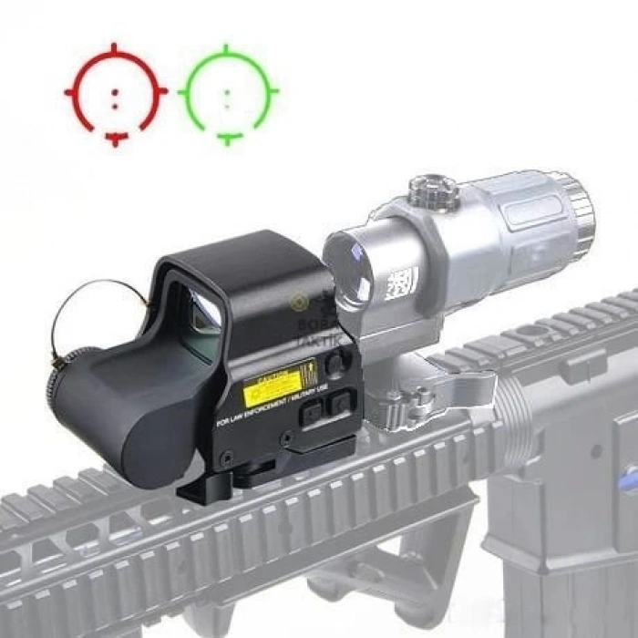 558 Reddot Beyaz Camlı xps2 Hedef İşaretleyici Siyah Holografik Reddot -TÜM ATEŞLİ SİLAHLAR İÇİN OLAN VERSİYON