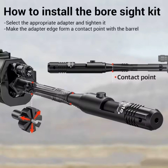 Accurate 5.56 - 7.62-12-20- 36 kalibre için Tüfek ,Dürbün Reddot Sıfırlama Lazeri Kırmızı -Yeşil