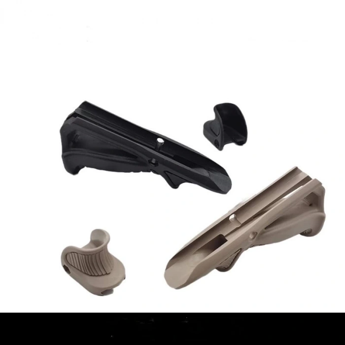 Açılı Tutamak,Üçgen Tutamak Plastik Taktikal Tutamak, Çöl Renk 22mm 45 derece İTHAL