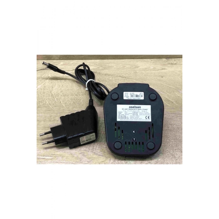 Aselsan Orijinal 4713 El Telsizleri Için Masaüstü Şarj Tablası + Adaptörü