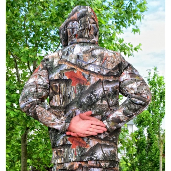 AVCI PANTOLONU SAZ DESEN Softshell Kışlık Pantolon, Su ve Rüzgar Geçirmez Polarlı EFELER BALİSTİK