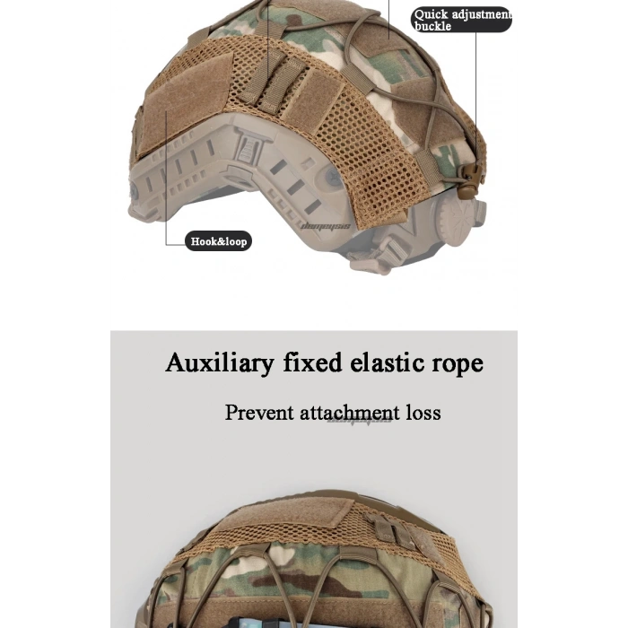 Balistik Başlık Lastikli Kask Kılıfı Multicam Helmet Cover