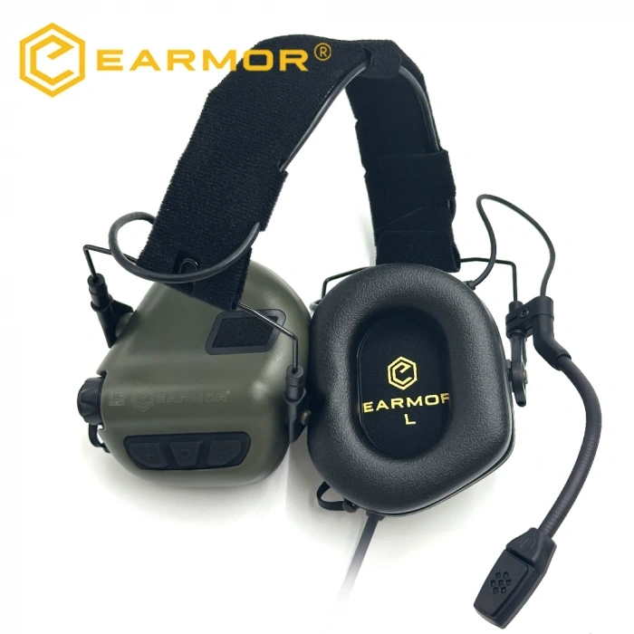 Earmor SE32 (M32 MOD5 VERSİYONUDUR) MIKROFONLU Aktif Koruma Atış Kulaklığı