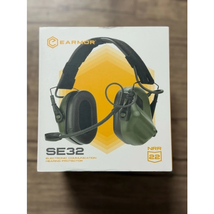 Earmor SE32 (M32 MOD5 VERSİYONUDUR) MIKROFONLU Aktif Koruma Atış Kulaklığı