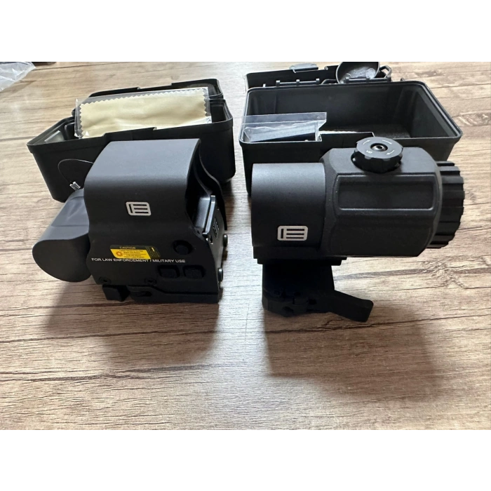 Eotech 558 Beyaz Camlı Reddot ve G43 4x Magnifier Holografig Nişangah -ATEŞLİ SİLAH İÇİN OLAN MODELİ 1200G