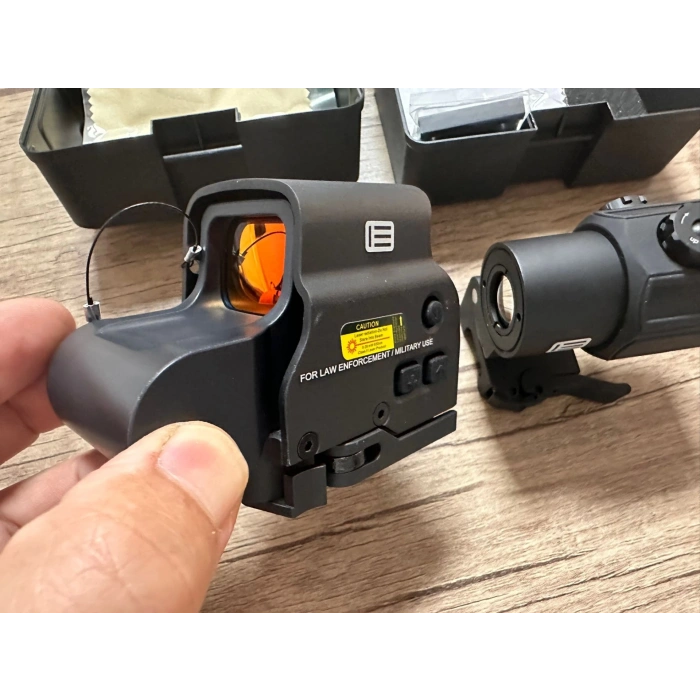 Eotech 558 Beyaz Camlı Reddot ve G43 4x Magnifier Holografig Nişangah -ATEŞLİ SİLAH İÇİN OLAN MODELİ 1200G