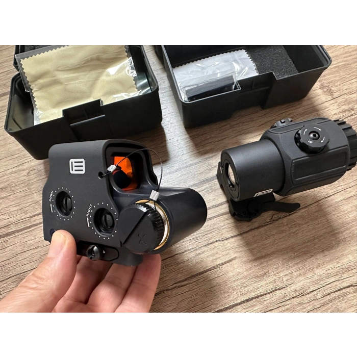 Eotech 558 Beyaz Camlı Reddot ve G43 4x Magnifier Holografig Nişangah -ATEŞLİ SİLAH İÇİN OLAN MODELİ 1200G
