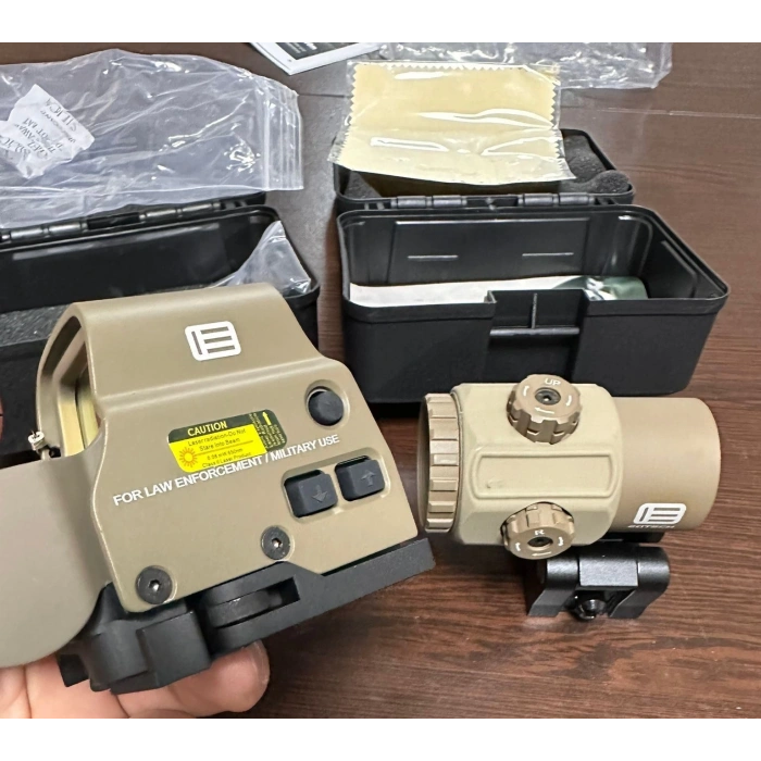 Eotech 558 Reddot ve Eotech 3x Magnifier Holografig Nişangâh, (12-20 Kalibre ve Askeri Tüfekler için Özel üretim)ATEŞLİ SİLAH İÇİN OLAN MODELİ