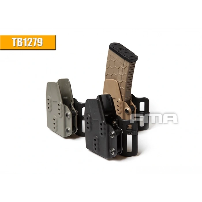 FMA Kydex 5.56 VE 36 Kalibre Dış Taşıma Şarjör Cebi AR 15 Mag Carrier DE TB1279-DE