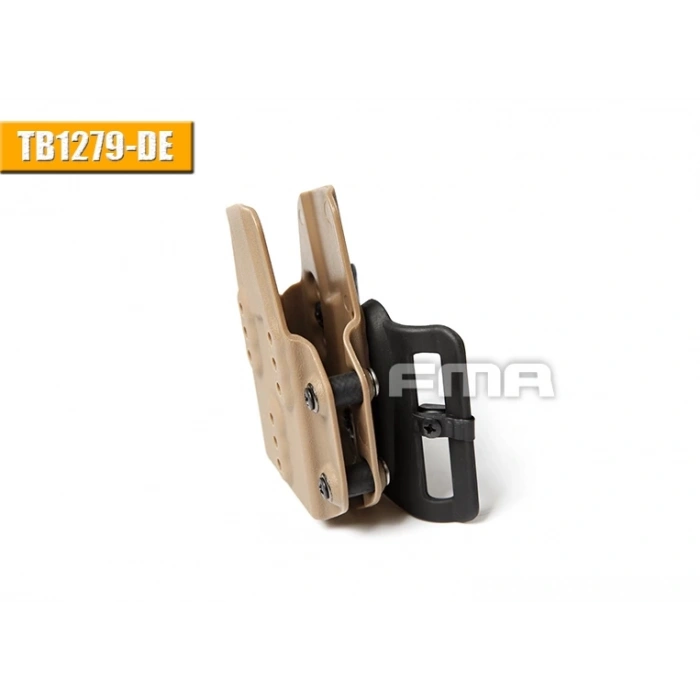 FMA Kydex 5.56 VE 36 Kalibre Dış Taşıma Şarjör Cebi AR 15 Mag Carrier DE TB1279-DE