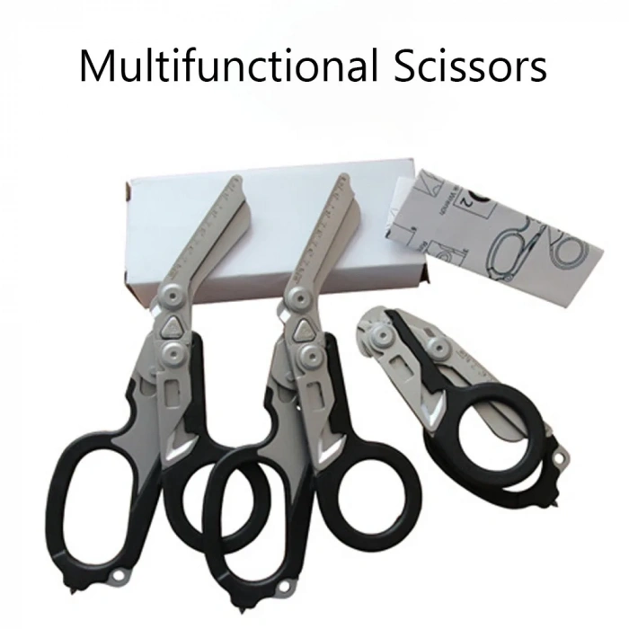 Katlanır Medikal Süper Kesici Makas Multitool Taktik Çok Fonksiyonlu Outdoor Askeri Av Tipi