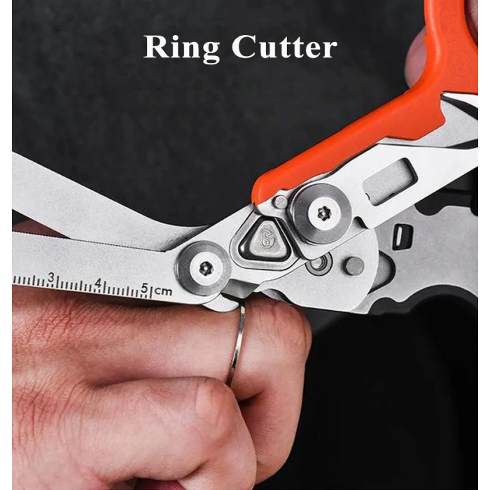 Katlanır Medikal Süper Kesici Makas Multitool Taktik Çok Fonksiyonlu Outdoor Askeri Av Tipi