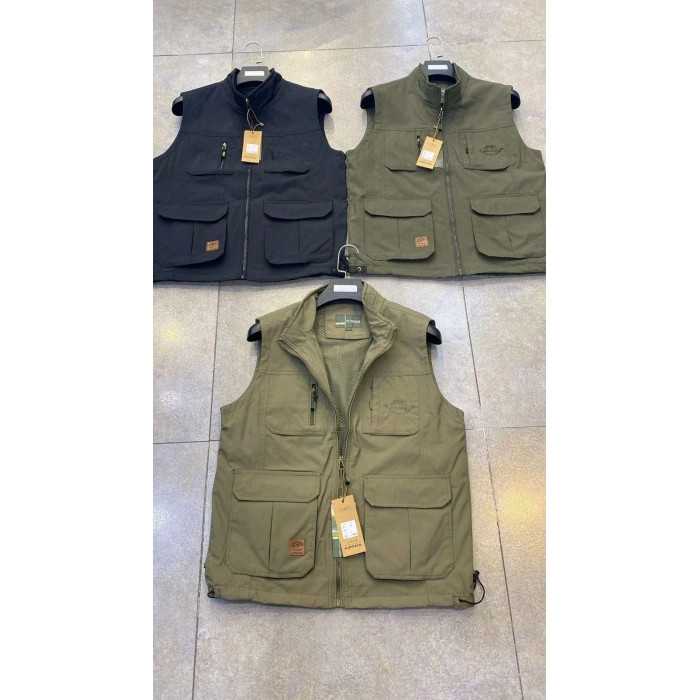 KURŞUN GEÇİRMEZ Fermuarlı Erkek Yelek Çok Cepli Avcı Yelek İthal ,3a Level EFELER BALİSTİK