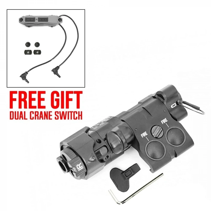 MAWL-C1+ Metal KASA -FENER YEŞİL LAZER -VIS LED/VIS LAZER/IR LAZER/IR LED Lazer İşaretleyici Airsoft