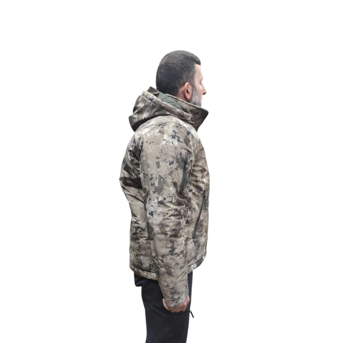 ÖZEL HAREKAT SOFTSHELL ELYAF DOLGU MONT SU GEÇİRMEZ A KALİTE EFELER BALİSTİK