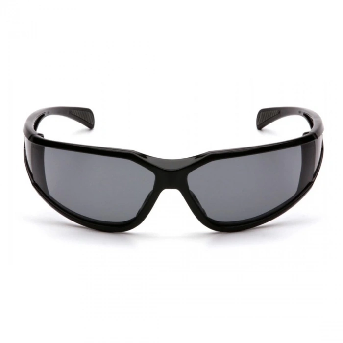 PYRAMEX EXETER Gri Buğu Yapmayan Lensli Koruyucu Gözlük ESB5120DT - Siyah Çerçeve