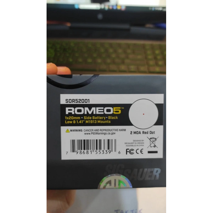 SIG SAUER ROMEO5 ORJİNAL COMPACT RED DOT NİŞANGAH