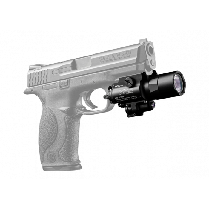 Surefire X400 ULTRA METAL YEŞİL LAZERLİ 150 LUMEN TAKTİK TABANCA TÜFEK FENERİ REPLİKA