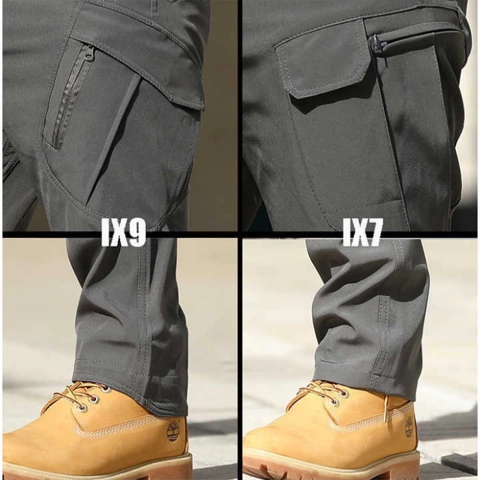 Taktik Spandex İnce Kumaş Likralı Kargo Pantolon IX9 İTHAL Yazlık ,Siyah Renk,Kamp, Yürüyüş, Polis Pantolonu