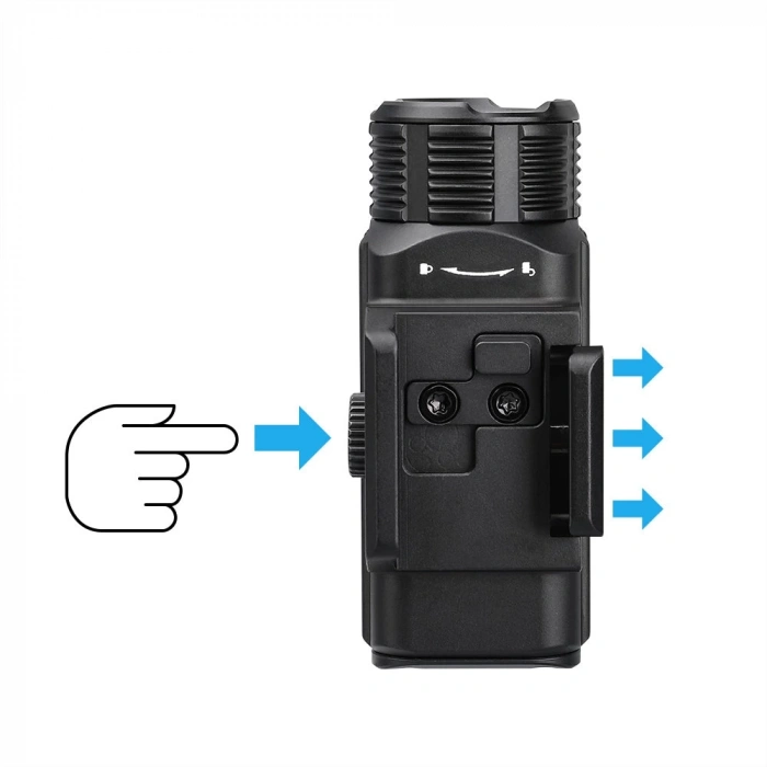 TRUSTFIRE GM05 ORJİNAL TABANCA Tüfek Feneri 1050 lümen Directly mounted hunting flashlight