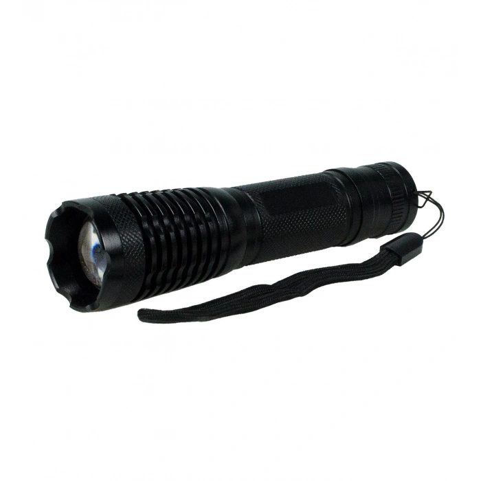 Tüfek Feneri Led Zoomlu Şarjlı Kablolu Power 5 Parça Ortaboy