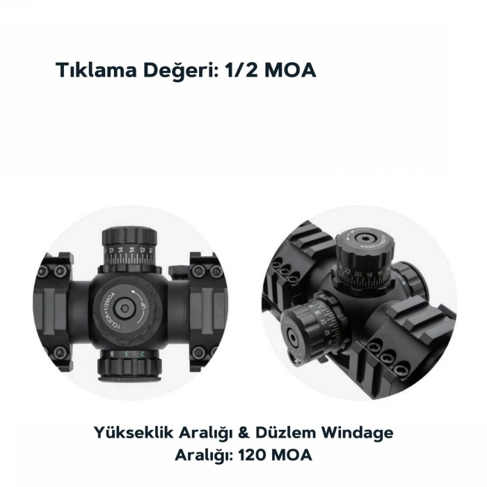 VECTOR 1-4x30 Mustang Chevron Reticle