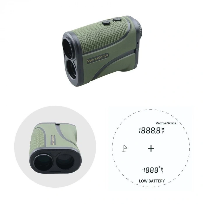 Vector Optics PARAGON 6X25 GEN2 1800METRE MESAFE ÖLÇER Range Finder 2000 yards