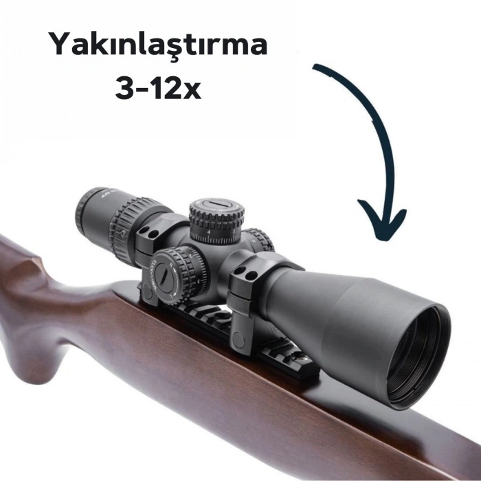 Veyron SFP 3-12x44 Second Focal Plane Tüfek Dürbünü