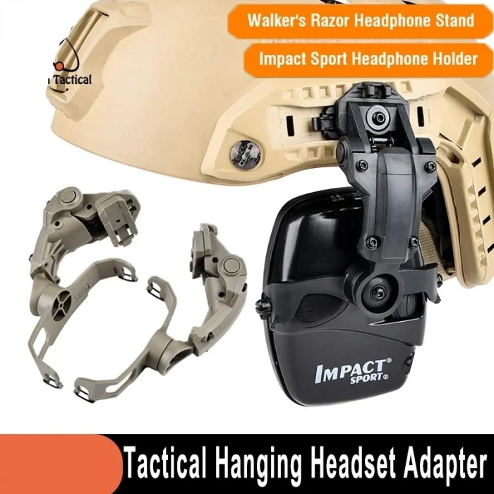 WALKERS KULAKLIK İÇİN KASKA TAKMA BRAKETİ ,KULAKLIK ADAPTÖRÜ,KASK ADAPTÖRÜ