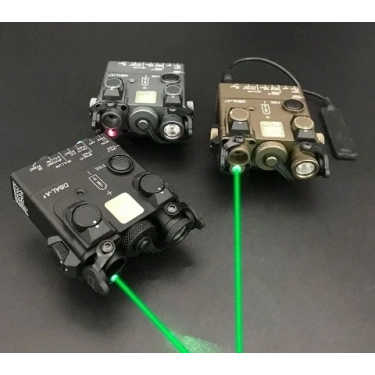 DBAL - Metal DBAL-A2 Light Laser Aiming Green IR PEQ Torch Strobe Light Yeşil LAZER Airsoft