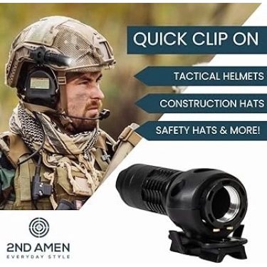 Kask için Yanraylara Fener Takma Aparatı 22mm. EFELER BALİSTİK