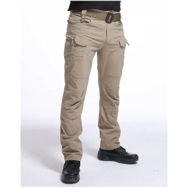 Taktik Spandex İnce Kumaş Likralı Kargo Pantolon İTHAL Bej Renk,Kamp, Yürüyüş, Polis Pantolonu