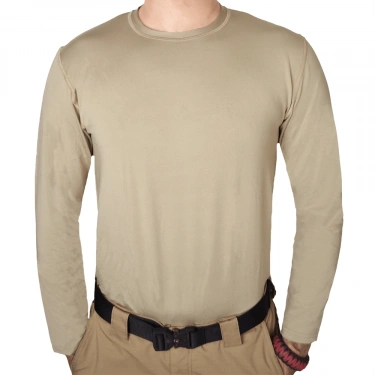 Termal Tişört Mikrofiber Çöl Renk Uzun Kol EFELER BALİSTİK