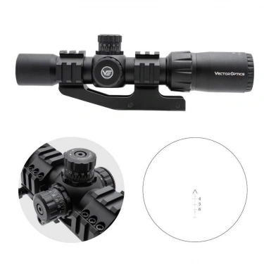 VECTOR 1-4x30 Mustang Chevron Reticle