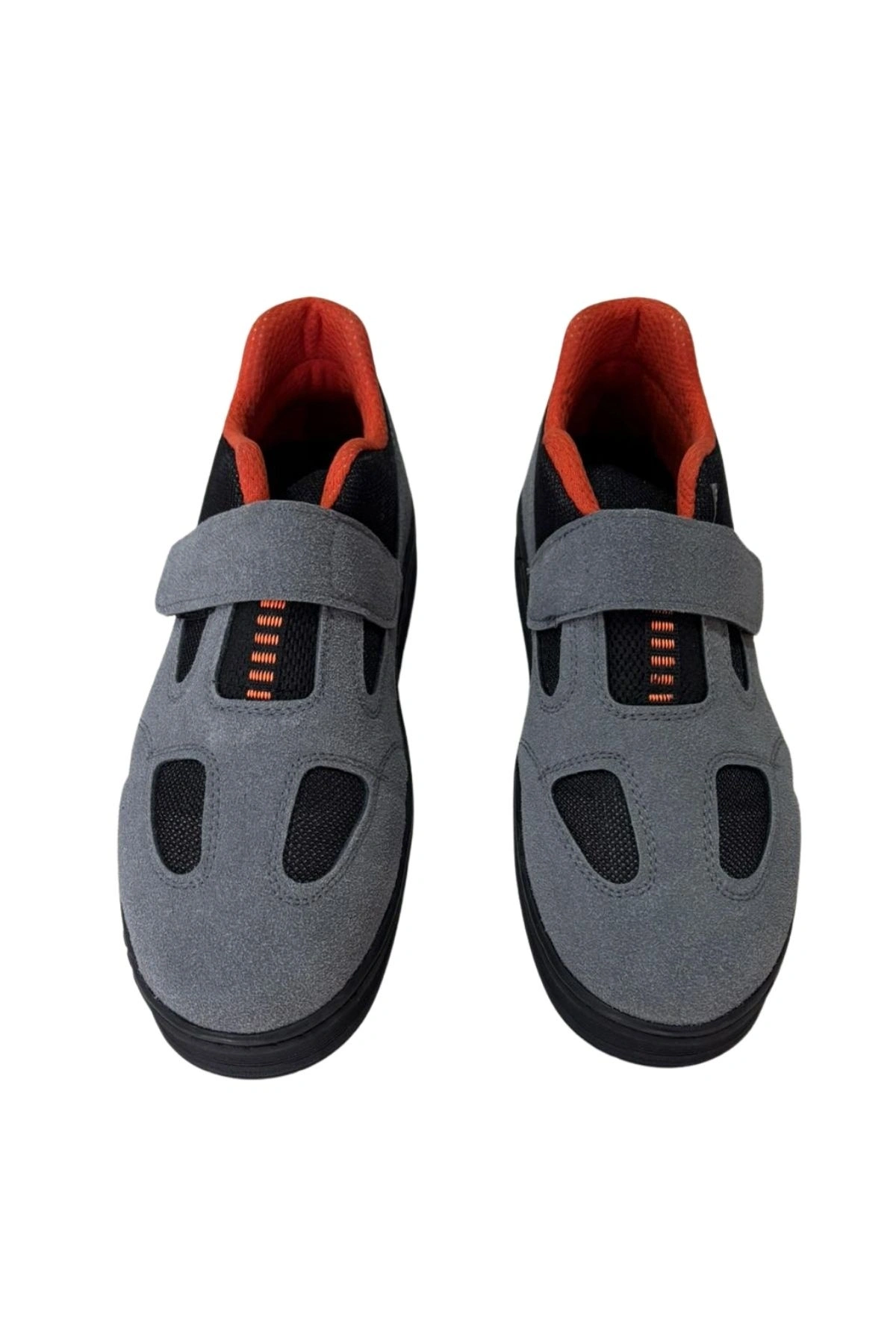 Durable, Magnetic Non-Slip Work Shoes for Welding Sparks - Orange-Gray