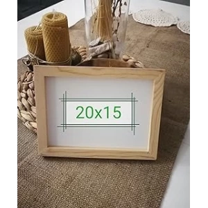 Ahşap Çerçeveli Tablo Doğal Çam Ağacı Ahsap Resim Çercevesi Doğal Ahsap Rengi İle Fotograf, Resim Kolajları, Duvar Galerisi Dekoru Cercevesi (15X20)
