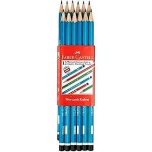Faber-Castell 12li Köşeli Mercanlı Kurşun Kalem