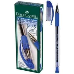 Faber-Castell 1425 İğne Uç Tükenmez, 10lu, Mavi