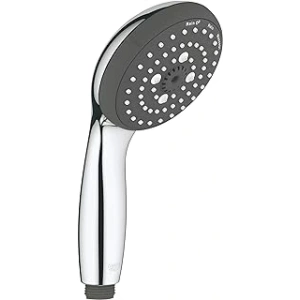 GROHE Vitalio Start 100 QuickFix El Duşu, 3 Akışlı, Düşmeye Dayanıklı, Kireç Önleyici Sistem, Su Tasarruflu, Duş Başlığı, Krom, 26031000