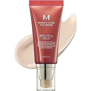 MISSHA Yoğun Kapatıcılık Sunan BB Krem M Perfect Cover BB Cream SPF42/PA+++ No: 21 (20 ML)