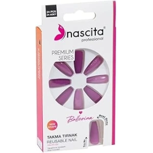 Nascita 24lü Ballerina Renkli Takma Tırnak - 157