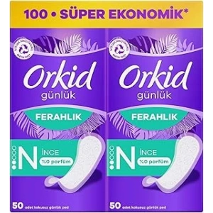 ORKID Yaprak Normal Günlük Ped Süper Ekonomik Paket 100 Adet